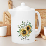 Mit Monogramm Wasserfarbe Vintag Rustikale Sonnenb<br><div class="desc">Fügen Sie Ihrem Trinkbehälter Vintagen Charme mit unserer Mit Monogramm Wasserfarbe Vintage rustikale Sonnenblumenkanne! Personalisieren Sie es für eine einzigartige Touch.</div>
