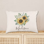 Mit Monogramm Wasserfarbe Vintag Rustikale Sonnenb Dekokissen<br><div class="desc">Fügen Sie Ihrer Wohngestaltung Vintagen Charme mit unserem Mit Monogramm Aquarellkissen Vintag Sonnenblumenakzept hinzu! Personalisieren Sie es für eine einzigartige Touch.</div>
