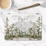 Mit Monogramm Wasserfarbengebirge und Wald iPad Pro Cover<br><div class="desc">Genießen Sie die Wildnis mit unserer Mit Monogramm Watercolor Mountain and Forest iPad Air Hüllen! Personalisieren Sie mit Ihrem Monogramm für eine Touch von rustikalem,  boho Stil. Trage die Natur,  wohin du auch gehst!</div>