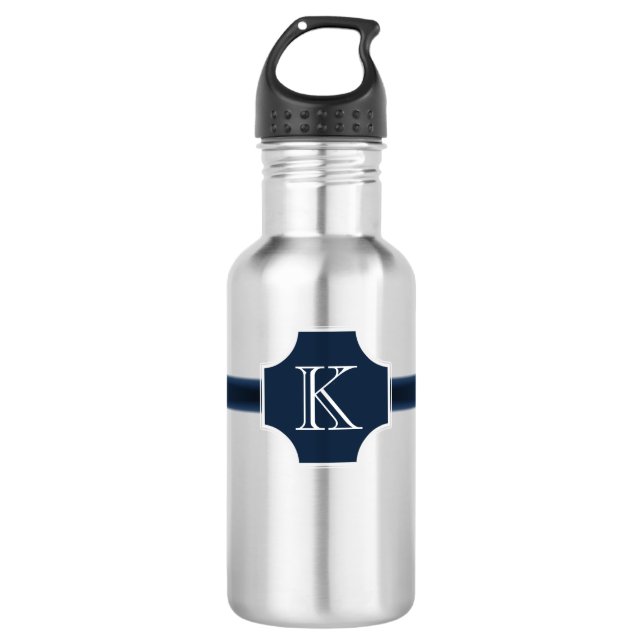 mit Monogramm Wasserflasche (Vorderseite)