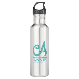 Mit Monogramm Wasserflasche Edelstahlflasche
