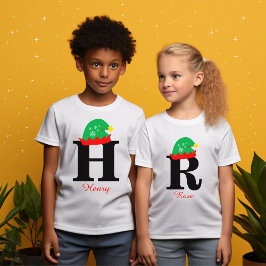 Mit Monogramm Weihnachten, personalisieren mit dem T-Shirt