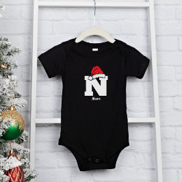 Mit Monogramm Weihnachtsfamilien personalisieren m Baby Strampler