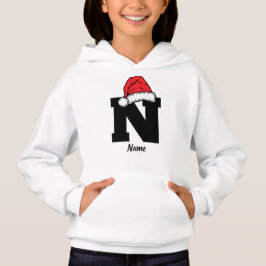 Mit Monogramm Weihnachtsfamilien personalisieren m Hoodie