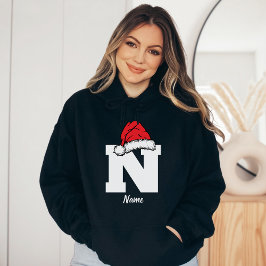 Mit Monogramm Weihnachtsfamilien personalisieren m Hoodie