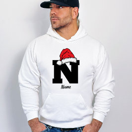 Mit Monogramm Weihnachtsfamilien personalisieren m Hoodie