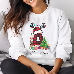 Mit Monogramm Weihnachtsfamilien personalisieren m T-Shirt