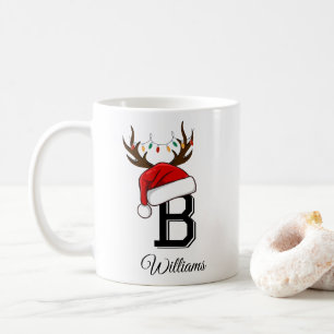 Mit Monogramm Weihnachtsmatte Kaffeetasse