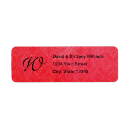 Mit Monogramm Weihnachtsrückgabedatum