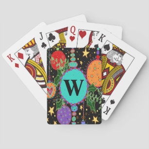 Mit Monogramm Weihnachtsschmuck "Inspirivity" Spielkarten