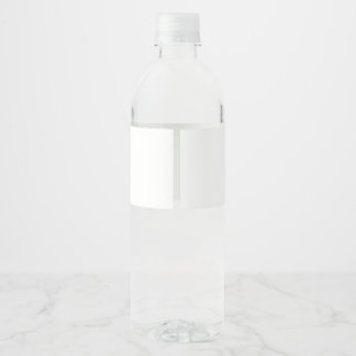 Mit Monogramm Weißwasserflaschen für Diner en Blan