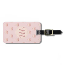 Mit Monogramm Wertvolle Rose Goldenes Herzmuster