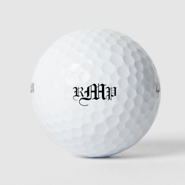 Mit Monogramm Wilson Ultra 500 Distance Golf Balls Golfball (Vorderseite)
