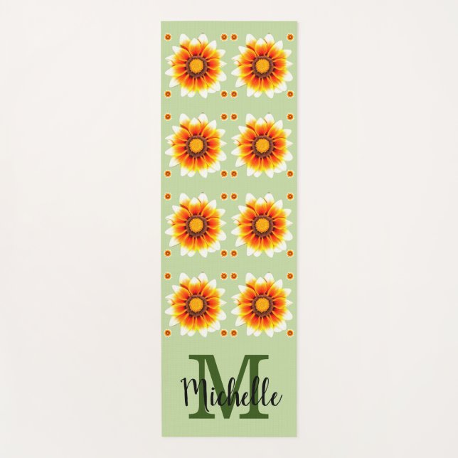 Mit Monogramm Yogamatte (Vorderseite)