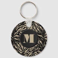 Mit Monogramm Zebra-Tierausdruck