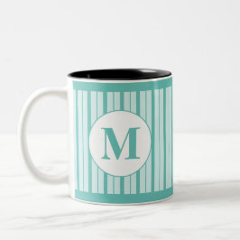 Mit Monogramm Zweifarbige Tasse