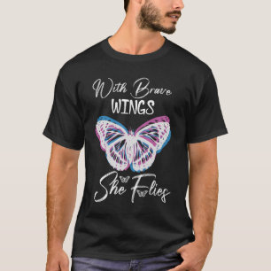 Mit mutigen FLÜGELN Tritt Sie Auf T-Shirt