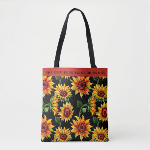 Mit Name oder Angebotsblume personalisieren Tasche