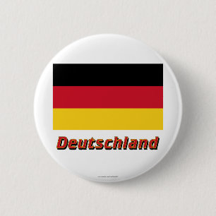 MIT Namen Deutschland Flagge Button