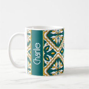 Mit Namen 💛 schöne marokkanische Kacheln Kaffeetasse