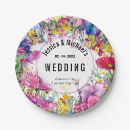 Mit Namen und Datum 💗 🌹 Sammlung von Wiesenblume Pappteller