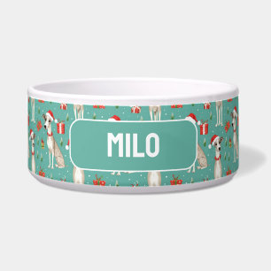 Mit Namen Whimsical Whippet Weihnachten Napf