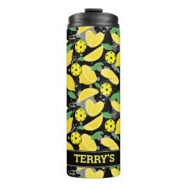 🍋 mit Namen 🍋 Zitronenpicklebal Thermal Tumbler Thermosbecher