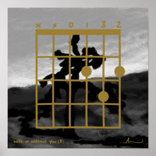 mit oder ohne Sie (D) Poster