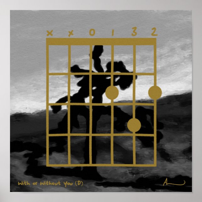 mit oder ohne Sie (D) Poster (Vorne)