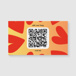 Mit personalisierten Song per QR-code Magnetkarte