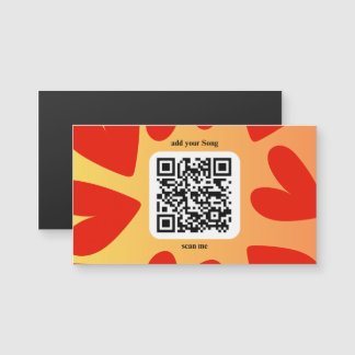 Mit personalisierten Song per QR-code Magnetkarte