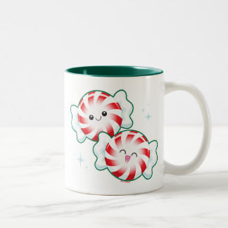 Mit Pfefferminzaroma! Zweifarbige Tasse