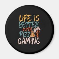 Mit Pizza und Gaming Funny Gamer ist das Leben bes