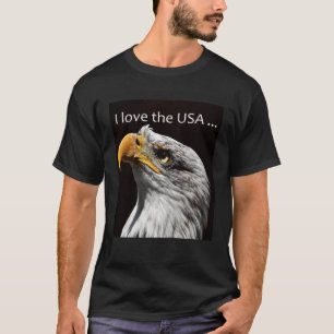 mit Print Eagle Liebe Animal Eagl T-Shirt