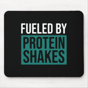 Mit Proteinshakes gespeist Mousepad