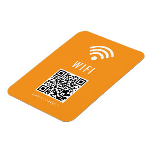 Mit QR-Code scannen, um Orange-WiFi-Magnet zu verb Magnet