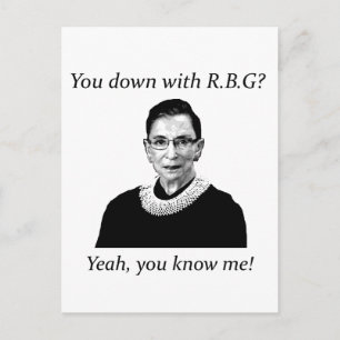 Mit RBG? Postkarte