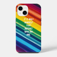 mit Regenbogenfarben