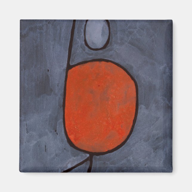 Mit Regenschirm (1939) von paul klee Magnet (Vorne)