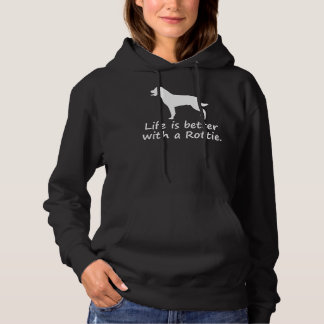Mit Rottie Rottweiler ist das Leben besser Hoodie