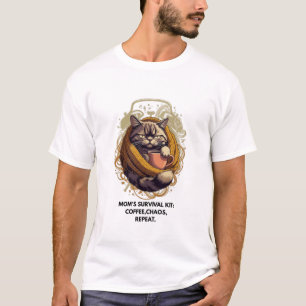 Mit Sarkasmus betriebene Katze Tee 3 Stunden Sch