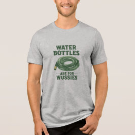 Mit Schlauchwasser großgezogen Tri-Blend Shirt