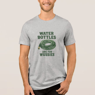 Mit Schlauchwasser großgezogen Tri-Blend Shirt