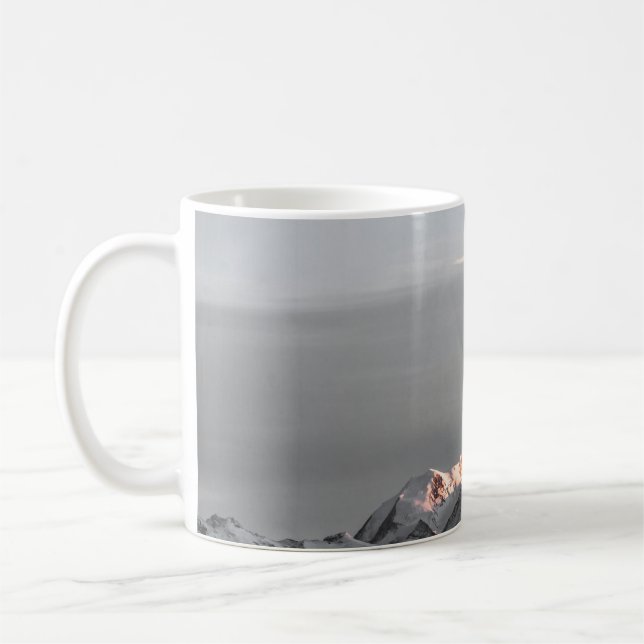 MIT SCHNEE BEDECKTE BERGE KAFFEETASSE (Links)