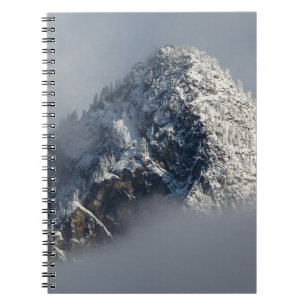 MIT SCHNEE BEDECKTER BERG NOTIZBLOCK