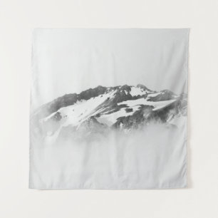 MIT SCHNEE BEDECKTER BERG WANDTEPPICH