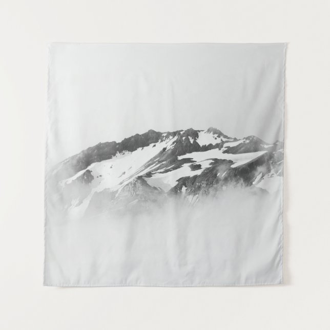 MIT SCHNEE BEDECKTER BERG WANDTEPPICH (Vorderseite)