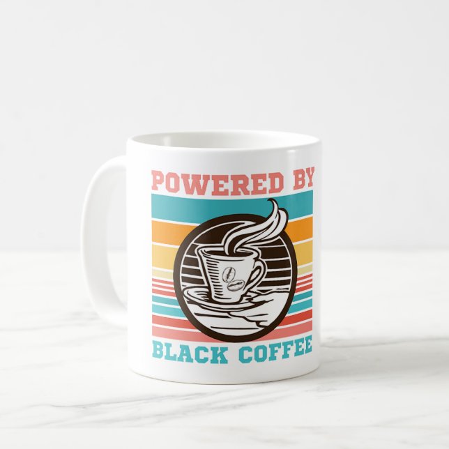 MIT SCHWARZKAFFEE GESTÜTZT - KAFFELOVER KAFFEETASSE (Vorderseite Links)