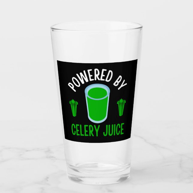 Mit Sellersaft versorgt Glas (Vorderseite)