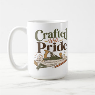 Mit Stolz Handwerk Holzarbeiten Tasse